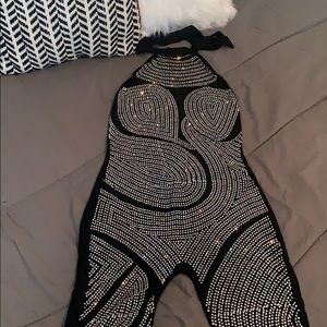Sequin Rhinestone Catsuit/Jumpsuit
